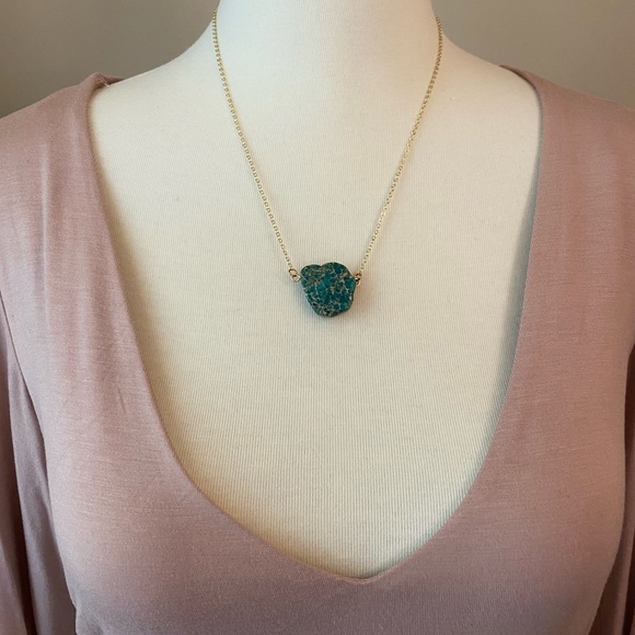 Last 1! 🌟Raw Jasper Sea Sediment Necklace - Picture 6 of 6